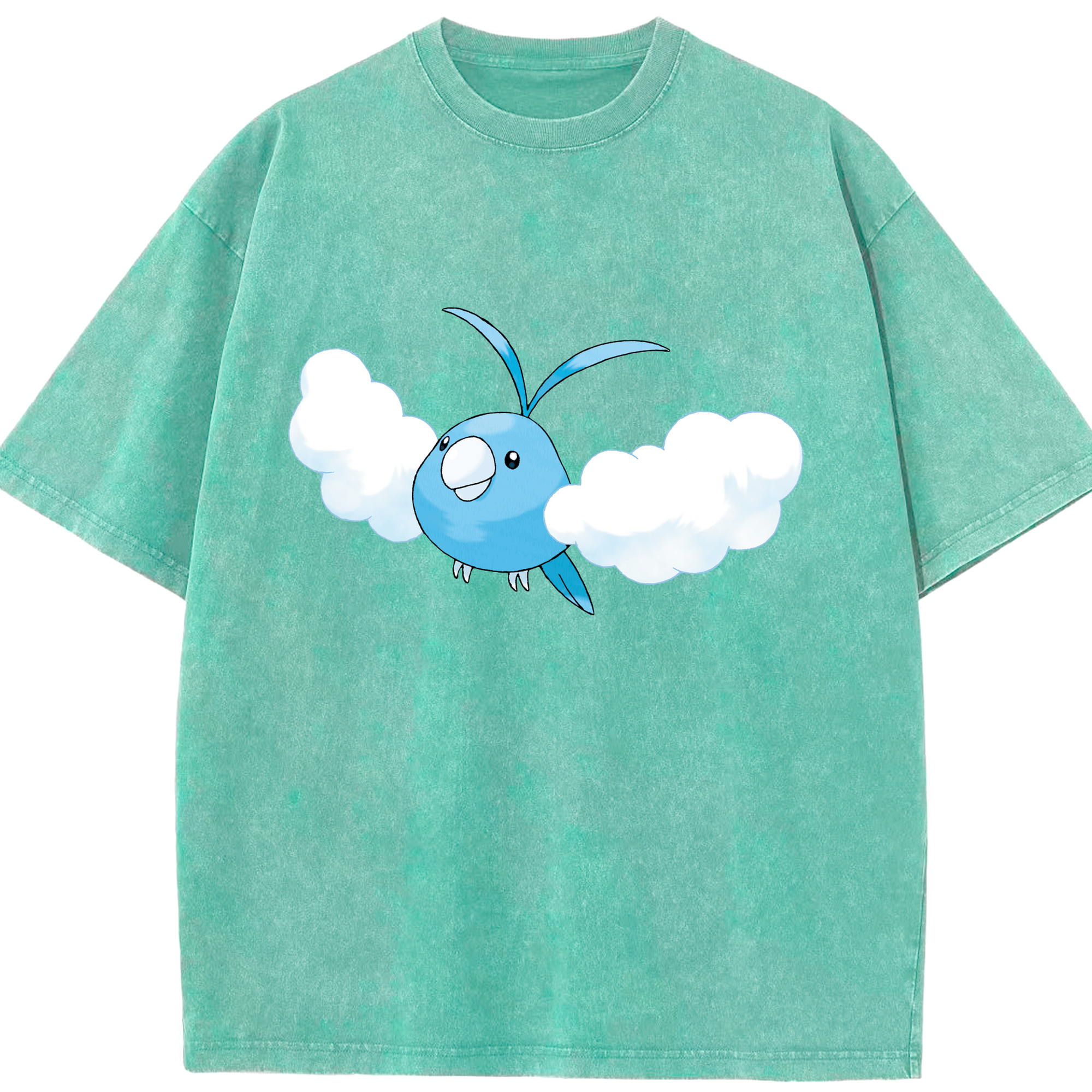 （画像用） ポケットモンスター Pokémon 綿100% ヴィンテージ風 半袖Tシャツ（フロントプリント）